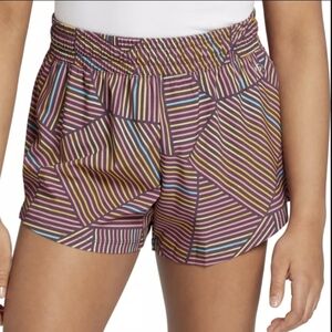 NWT Girls DSG Purple and Yellow Athletic Shorts with Elastic Waistband